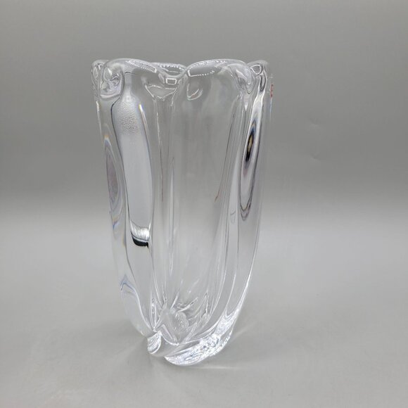 Orrefors Sweden Waterfall Crystal Art Glass Vase Clear Twisted Decorative Piece - Picture 3 of 7